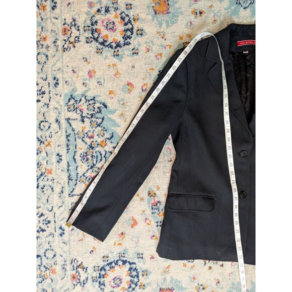 Vintage 1980's Halston III Skirt Suit in Black - 10/12 - Picture 8 of 15